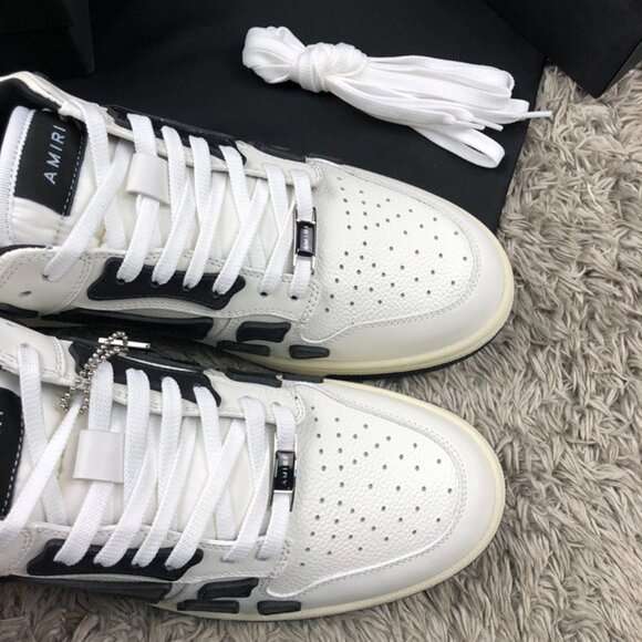 Amiri Men's Black And White Outdoor Skel-Top Low Shoes - Picture 6 of 9
